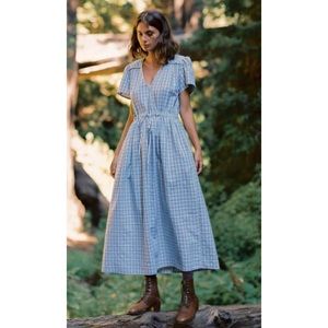 ISO XS christy dawn dawn dress cornflower basket weave